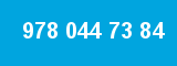978 044 73 84 978 044 73 84